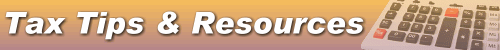 Tax Tips and Resources